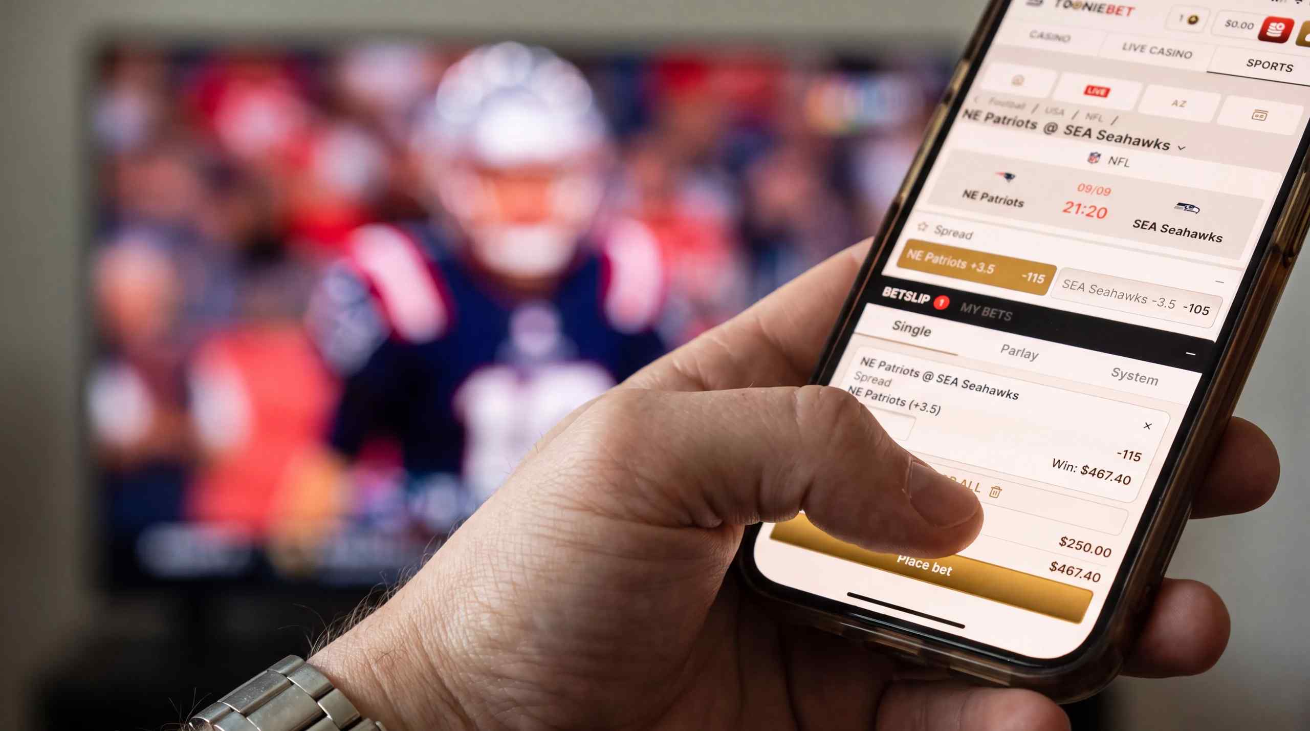sports betting on phone